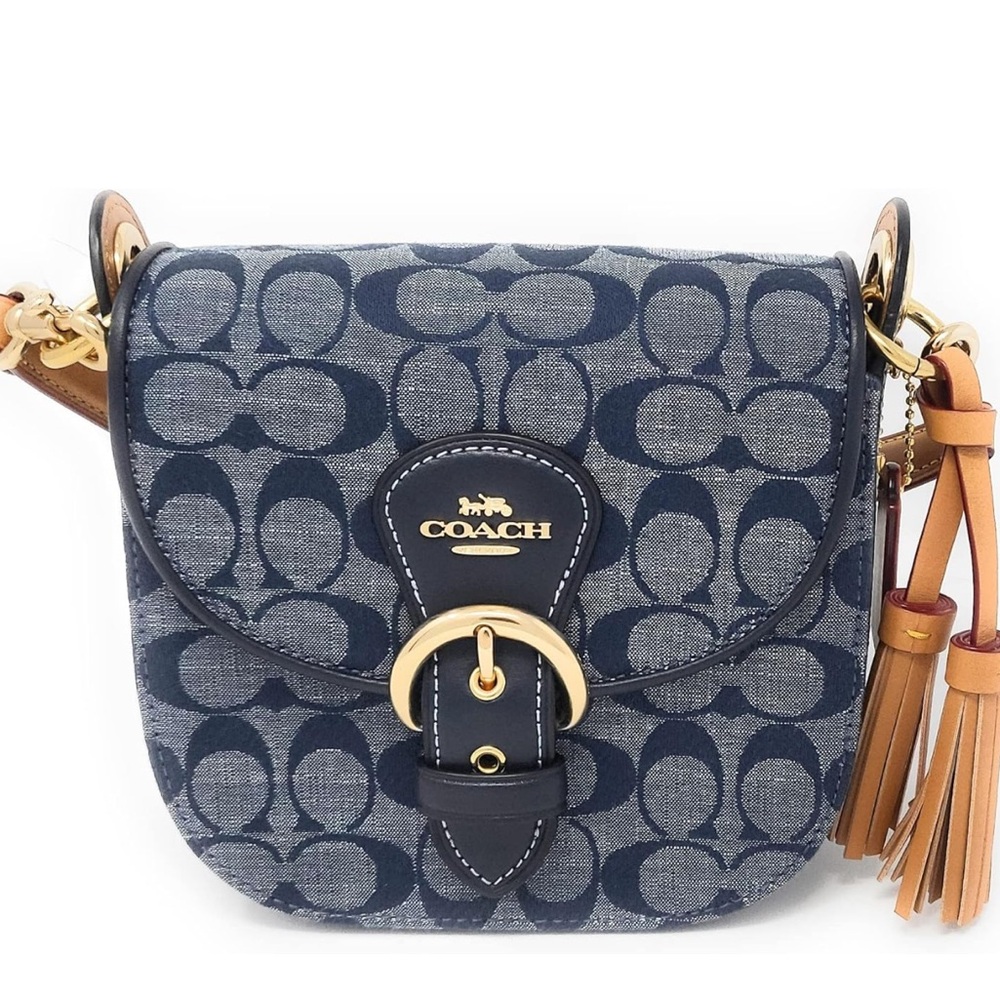 Coach Kleo signature chambray gorgeous